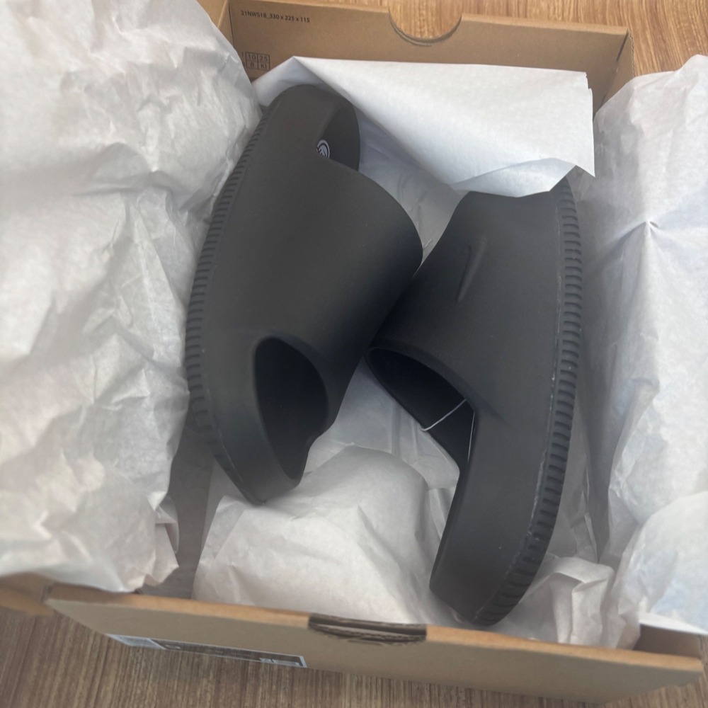 NEW Nike Calm Slide 2.0 Womens Size 9 Black IB7561-001 Foam Sandals - Picture 5 of 6